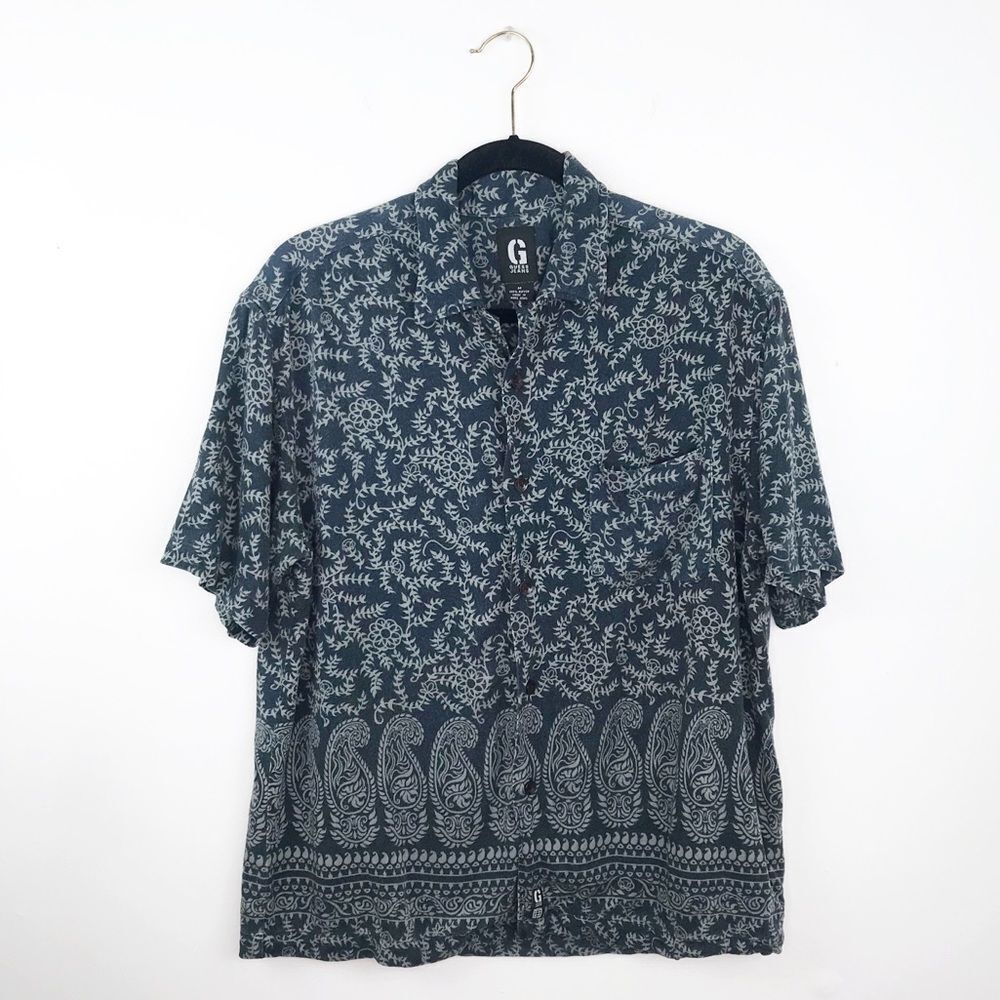 Vintage‎ 90’s guess jeans paisley Hawaiian shirt